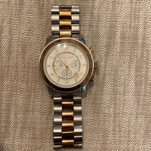 Silver and rose gold Michael Kors Watch